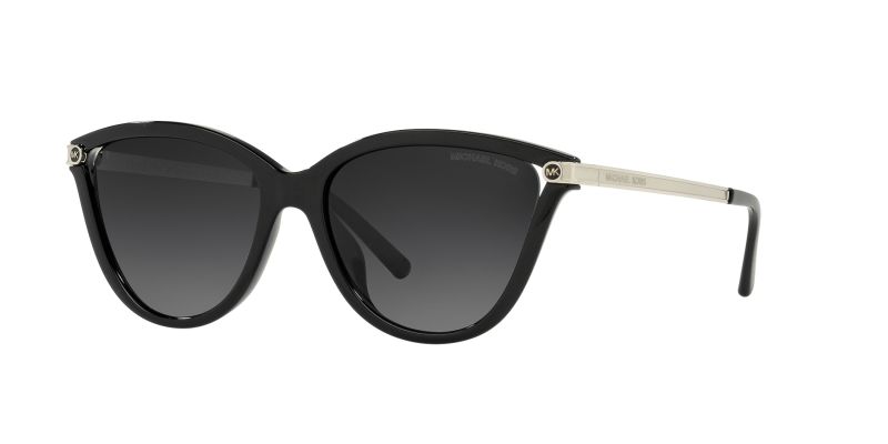Michael Kors TULUM MK2139U Black Women's Polarized Sunglasses