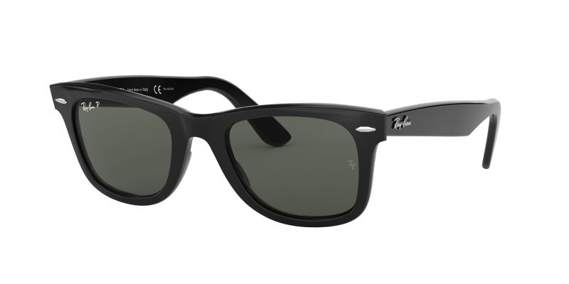 Ray Ban WAYFARER RB2140 Black Unisex Polarized Sunglasses