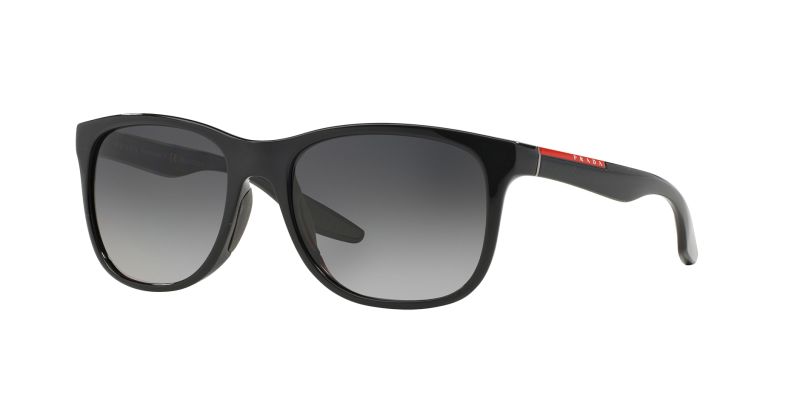 Prada Linea Rossa PS 03OSF PS 03OSF Black Men's Polarized Sunglasses