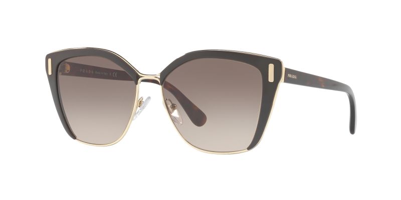 Prada PR 56TS PR 56TS Brown Gold Women's Sunglasses