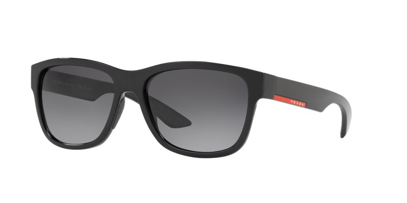 Prada Linea Rossa PS 03QS PS 03QS Black Men's Polarized Sunglasses