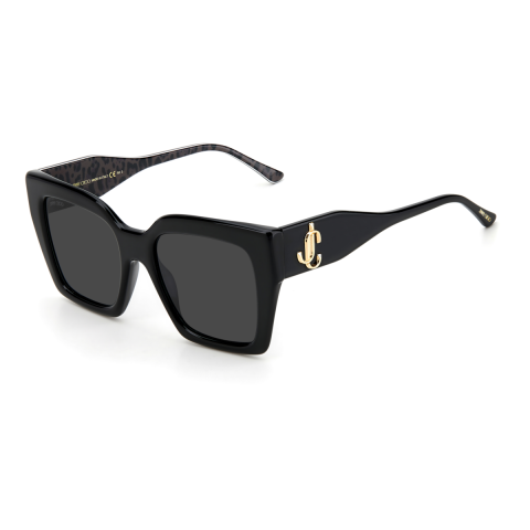 Jimmy Choo ELENI/G/S Grey Black Women's Sunglasses