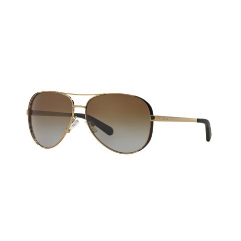 Michael Kors CHELSEA MK5004 Brown Gold Women's Polarized Sunglasses