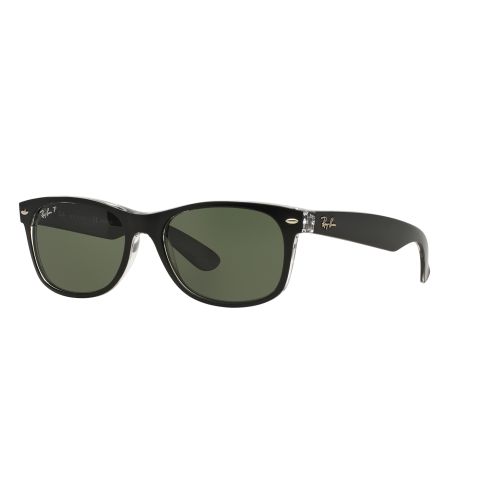 Ray Ban NEW WAYFARER RB2132 Clear Black Unisex Polarized Sunglasses