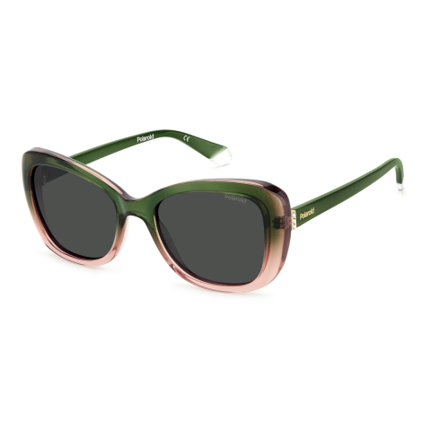 Polaroid PLD 4132/S/X Grey Green Women's Polarized Sunglasses