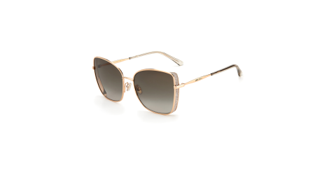 Jimmy Choo ALEXIS/S Brown Yellow Women's Sunglasses