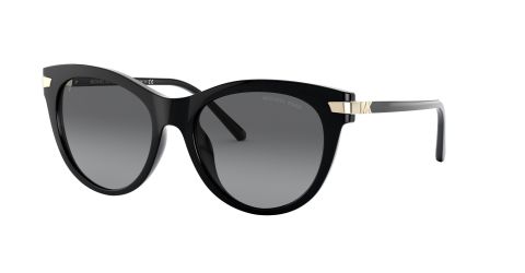 Michael Kors BAR HARBOR MK2112U Black Women's Polarized Sunglasses