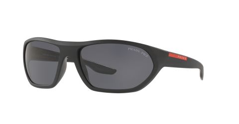 Prada Linea Rossa PS 18US PS 18US Black Men's Polarized Sunglasses