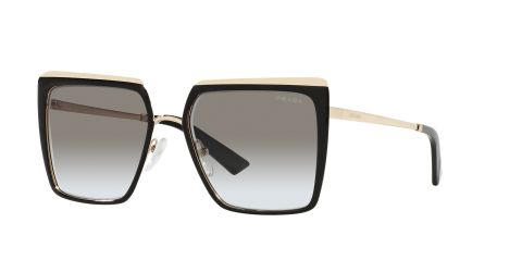 Prada PR 58WS PR 58WS Black Gold Women's Sunglasses